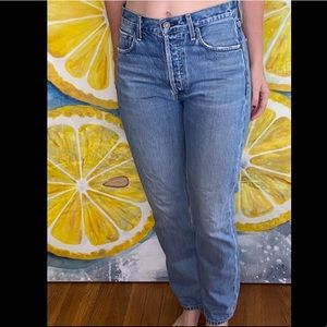 Citizen of Humanity High Rise Straight Jeans